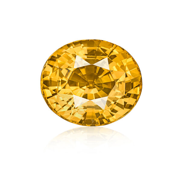 heated Yellow sapphire 1.20 ct